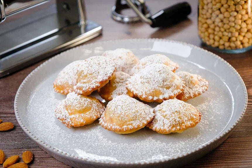 Caggionetti Abruzzesi | Sweet Chocolate Chickpea Ravioli Recipe