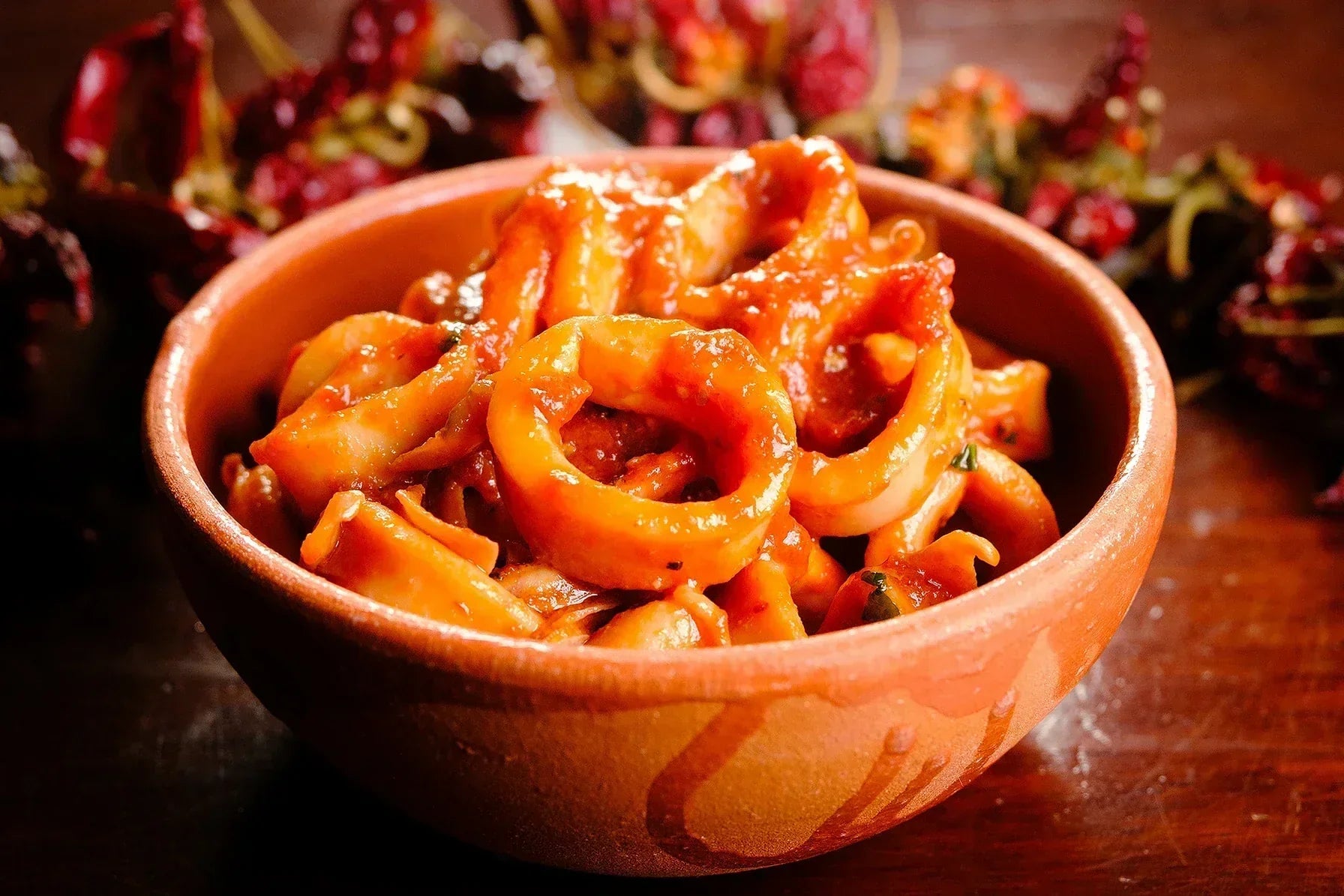 Calamari alla Mamma Rosa | Squid & Tomato Sauce Recipe