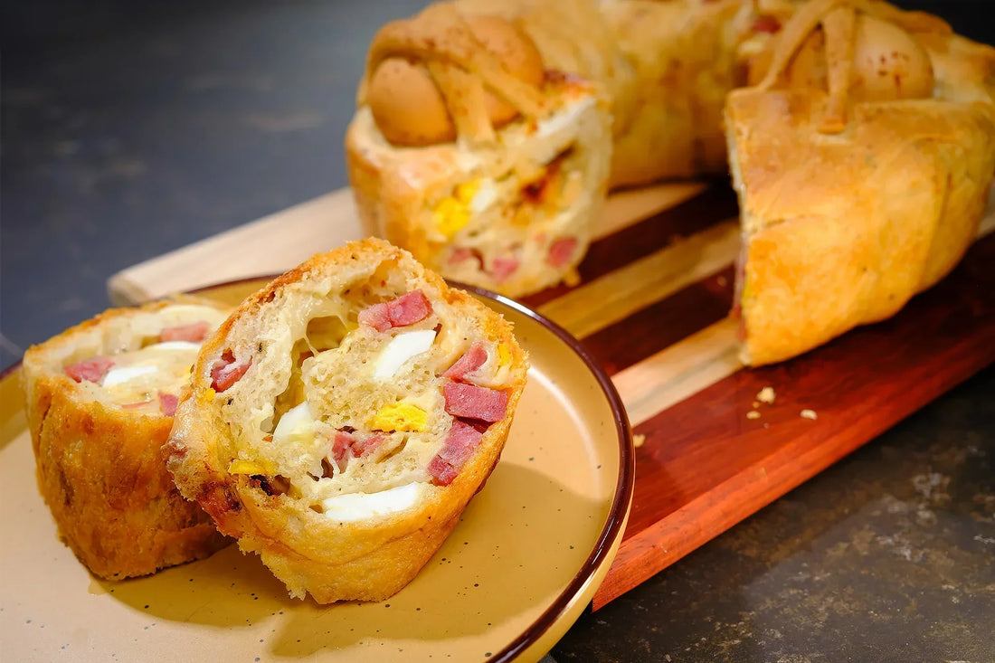 Casatiello Napoletano | Stuffed Italian Easter Bread Recipe