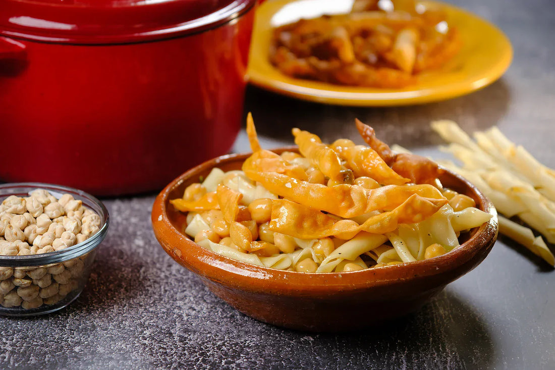 Ciceri e Tria | Appulian-Style Chickpea Pasta Recipe