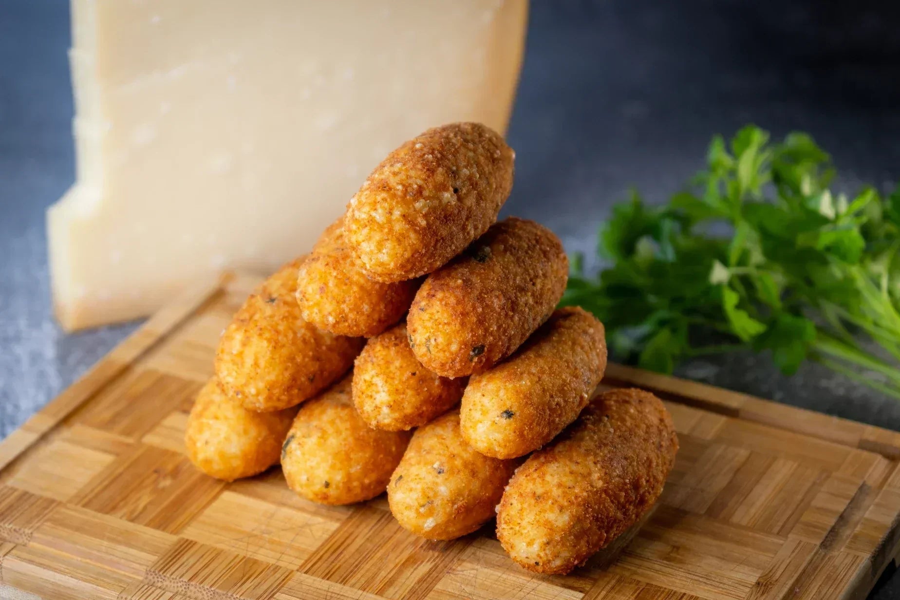 Crocchette di Riso | Italian Cheesy Fried Rice Ball Appetizer Recipe