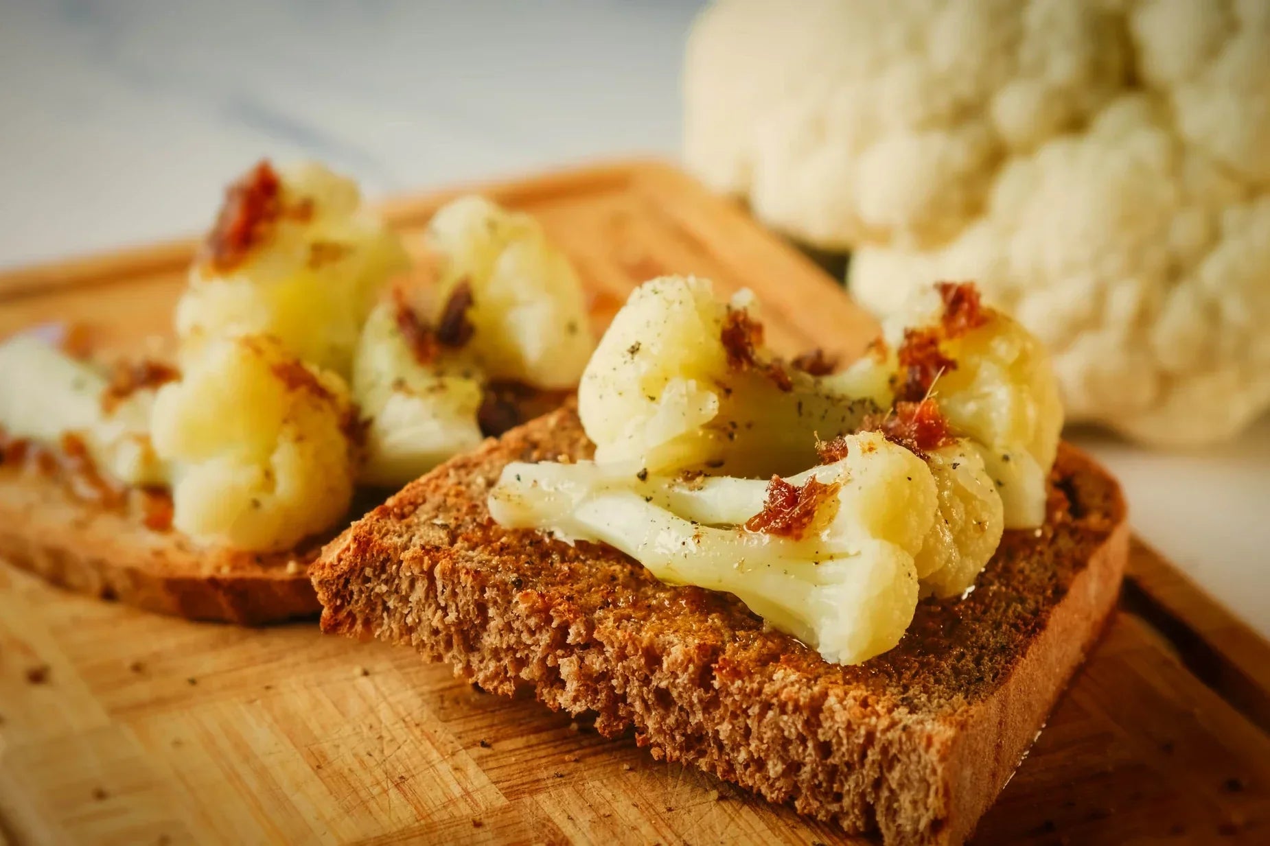 Crostini di Pitigliano | Tuscan Cauliflower Bruschetta Recipe