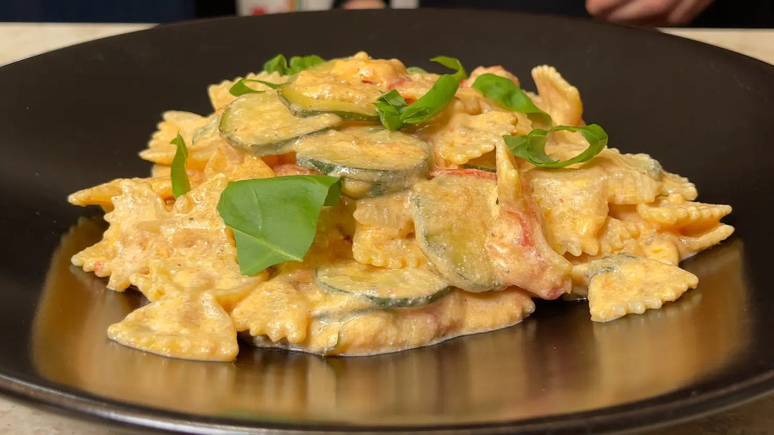 Farfalle with Zucchini, Tomato & Ricotta | Simple & Delicious Pasta Recipe