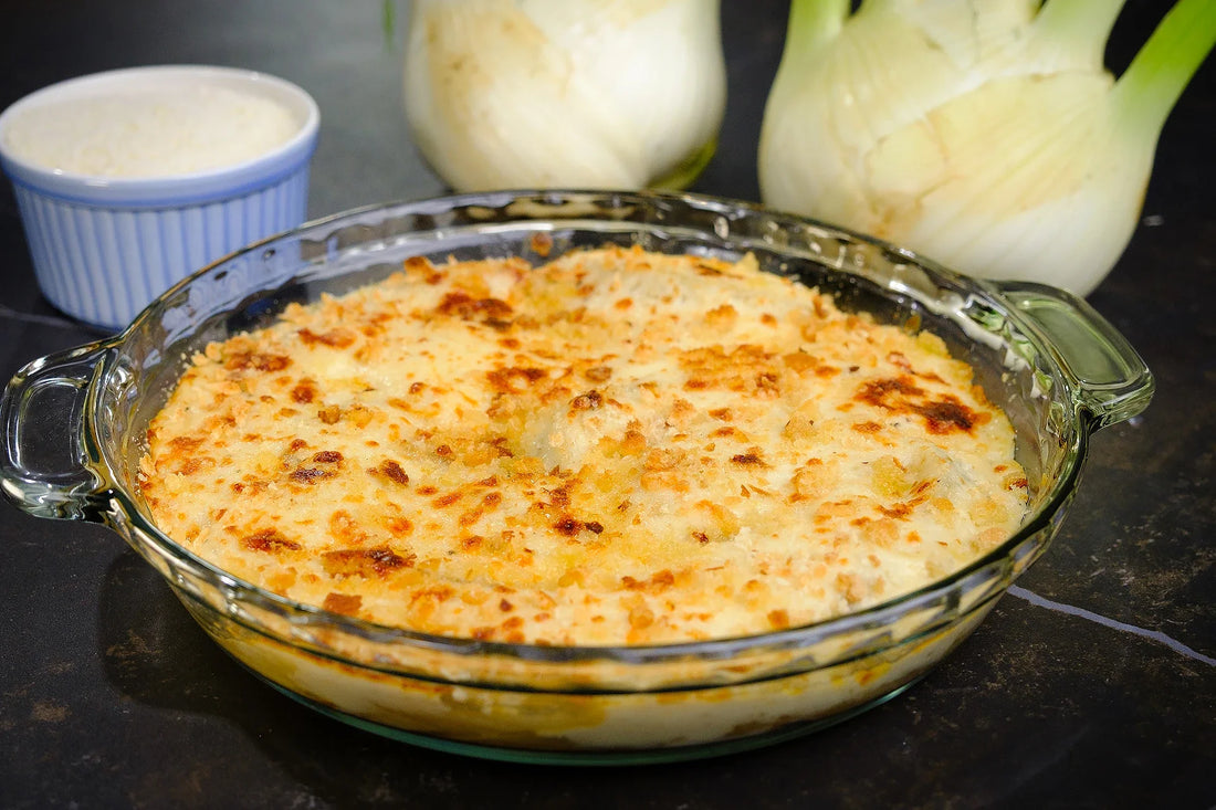 Finocchi Gratinati con Besciamella | Northern Italian-Style Fennel with Besciamella Sauce Recipe