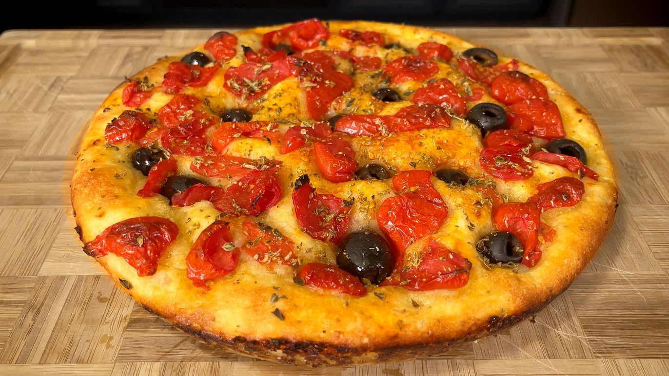 Focaccia Pugliese | Italian Focaccia Recipe
