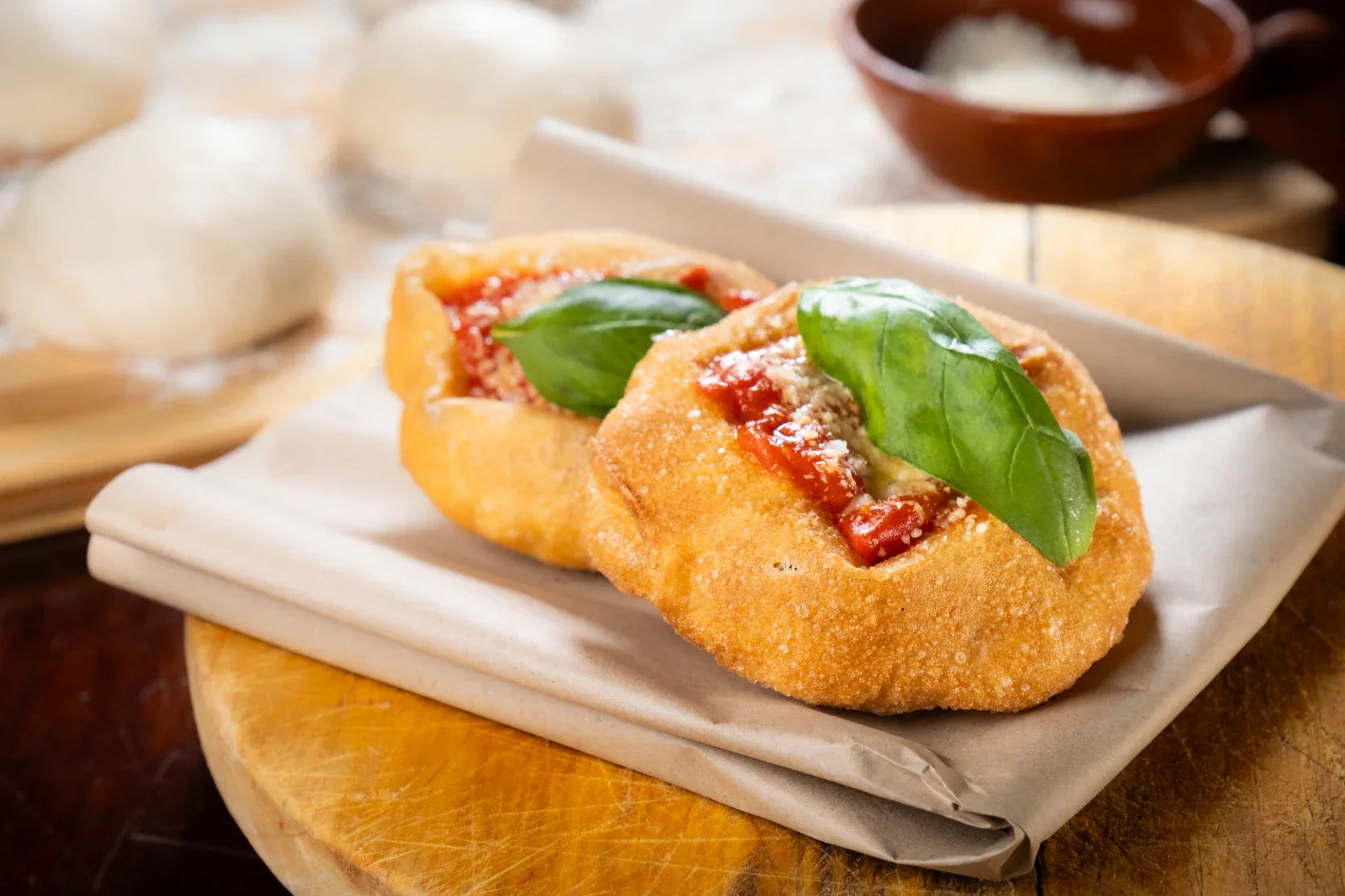 Montanara | Mini Fried Italian Pizza Recipe