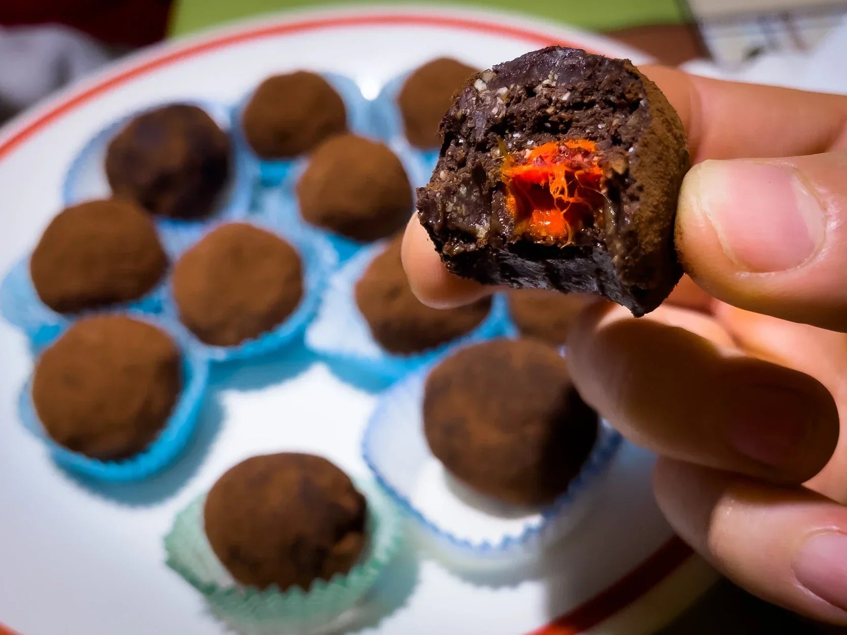 ’Nduja-Stuffed Chocolate Truffles | Simple SPICY Chocolate Recipe