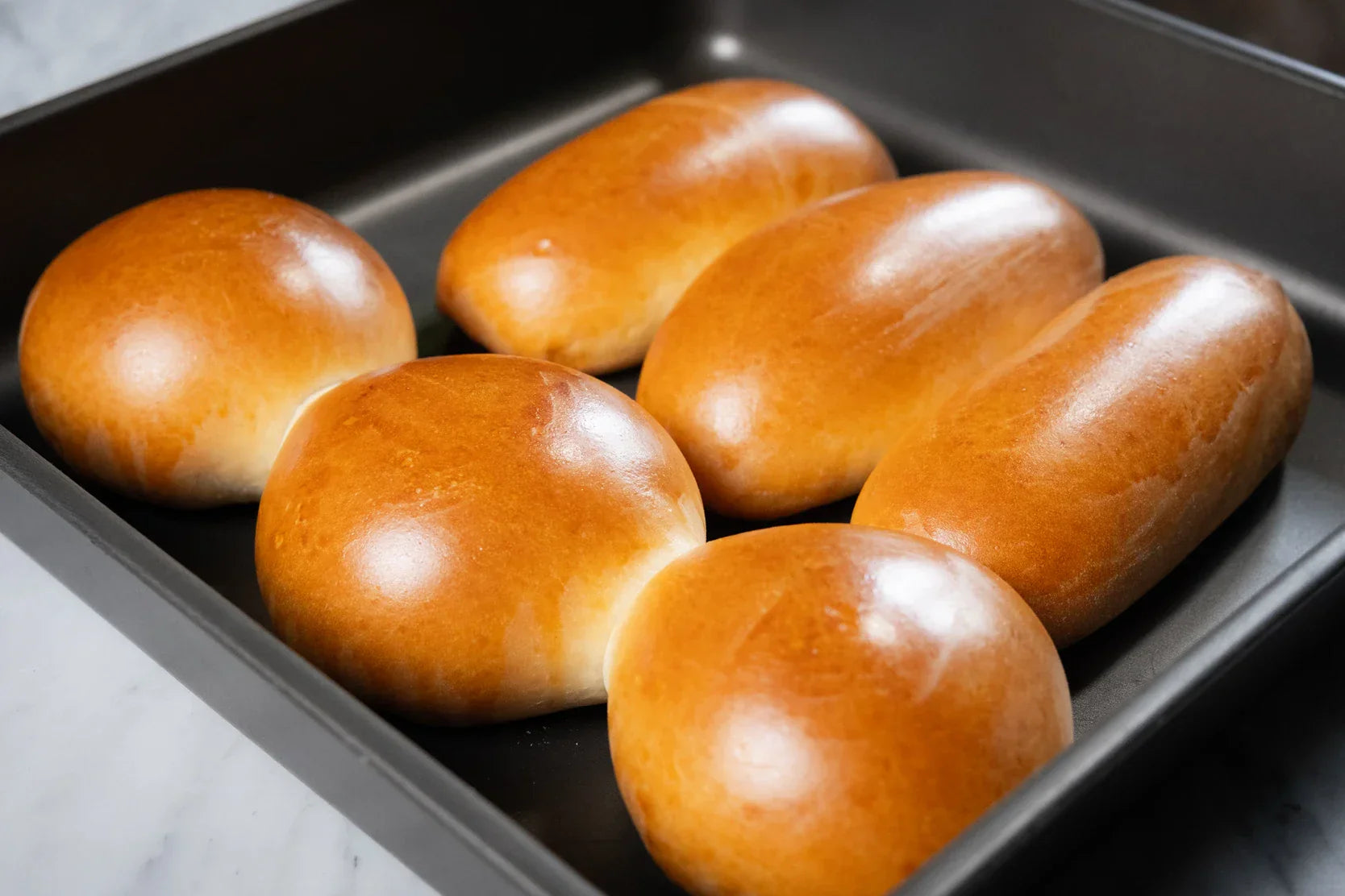 Panini al Latte | Italian Brioche Burger Bun Recipe