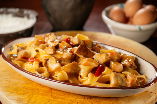 Pappardelle ai Funghi | Italian Porcini Mushroom Pasta Recipe