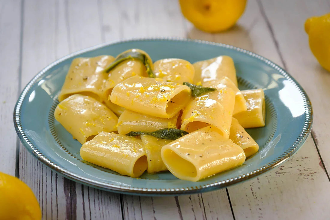 Pasta al Limone, Burro e Salvia | Italian Lemon Pasta with Butter & Sage Recipe
