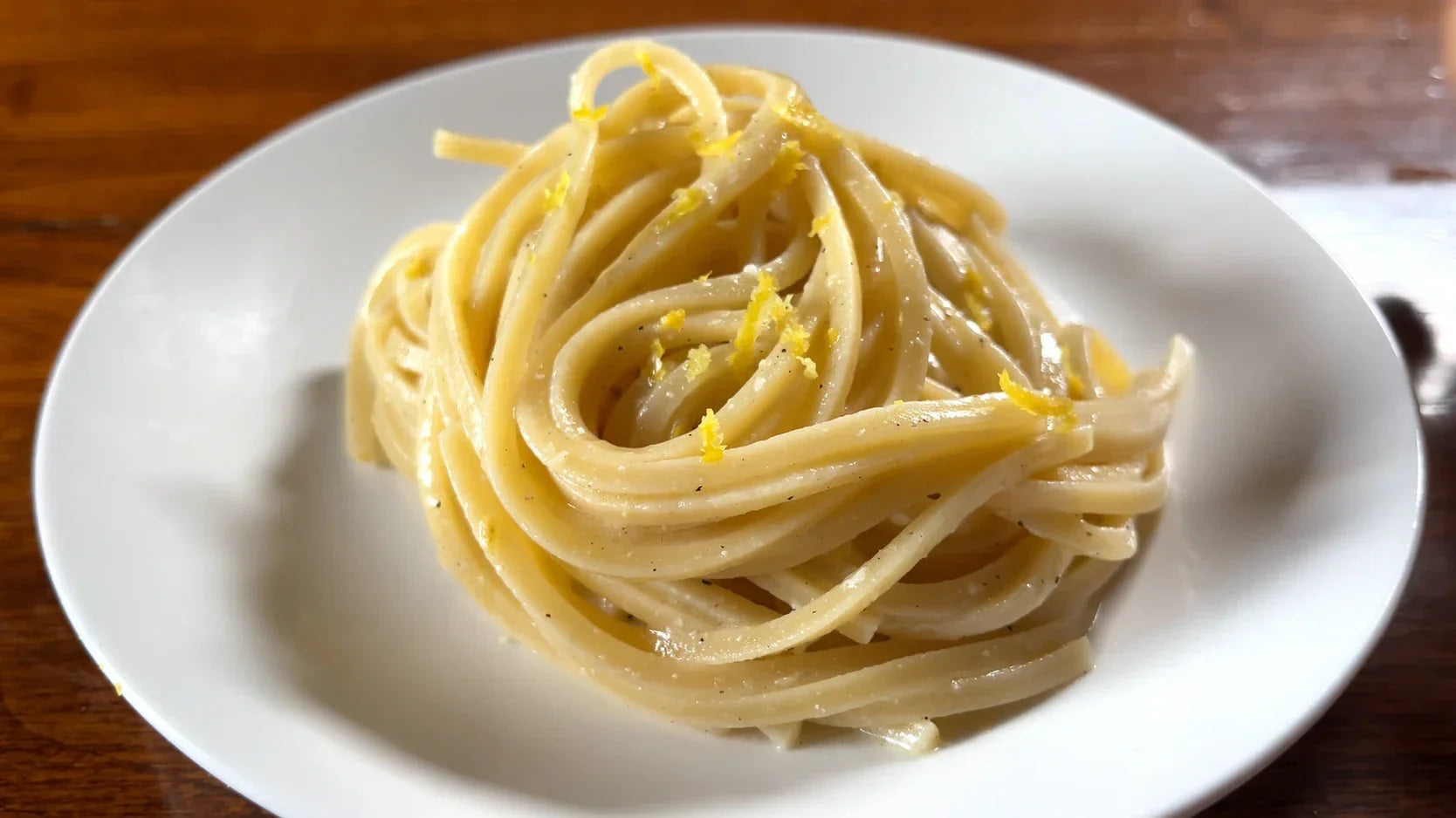 Pasta al Provolone | Italian Lemon Pasta Recipe