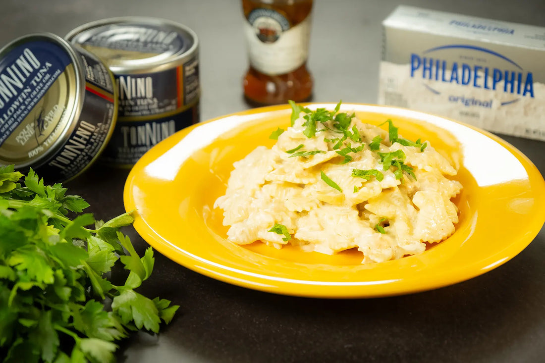 Pasta with Cream Cheese & Tuna Fish Recipe