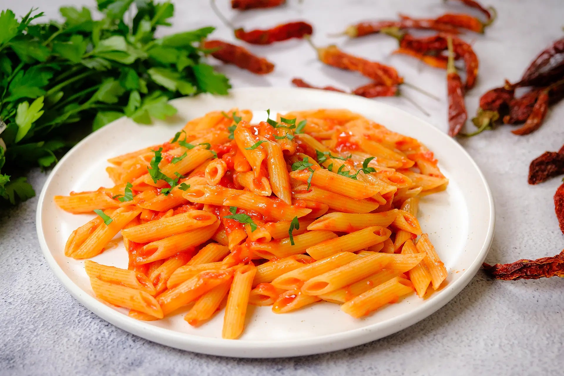 Penne all’Arrabbiata | Authentic Italian Spicy Tomato Sauce Recipe