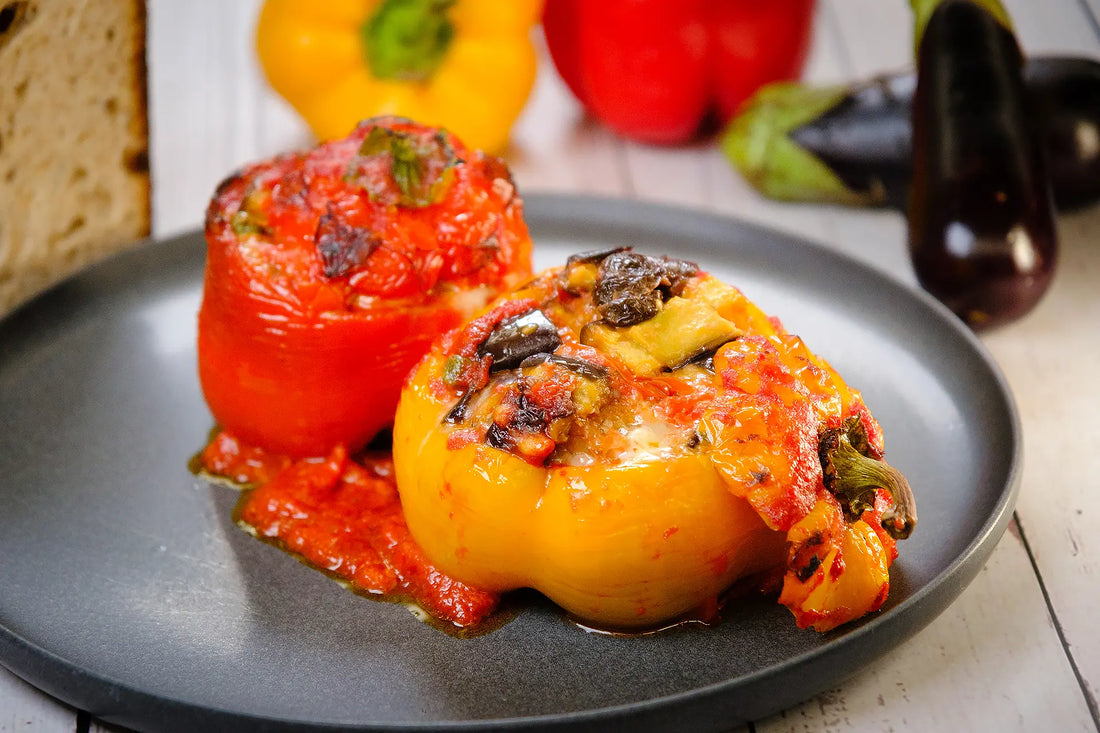 Peperoni Ripieni alla Eva | Stuffed Italian Pepper Recipe