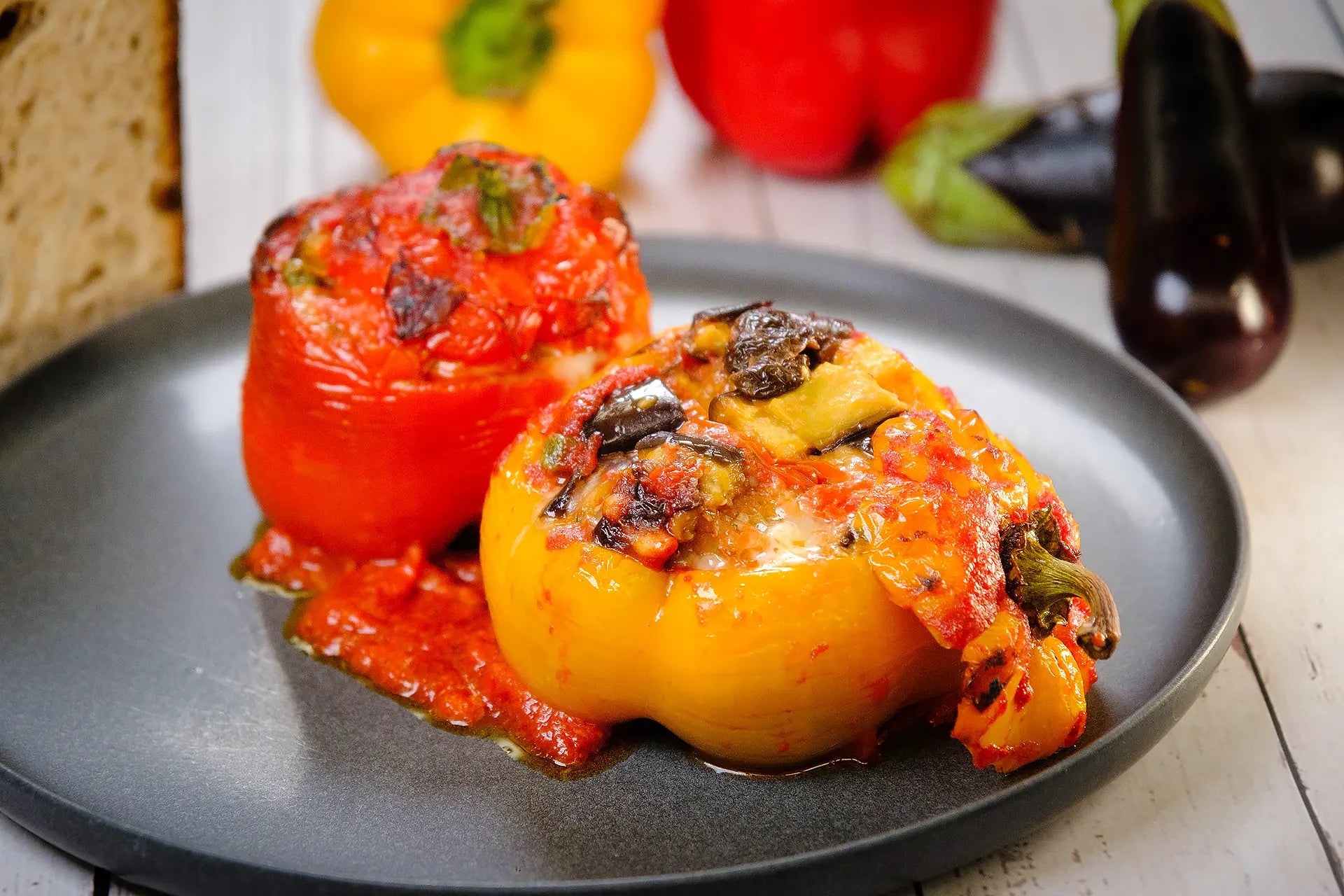 Peperoni Ripieni alla Eva | Stuffed Italian Pepper Recipe