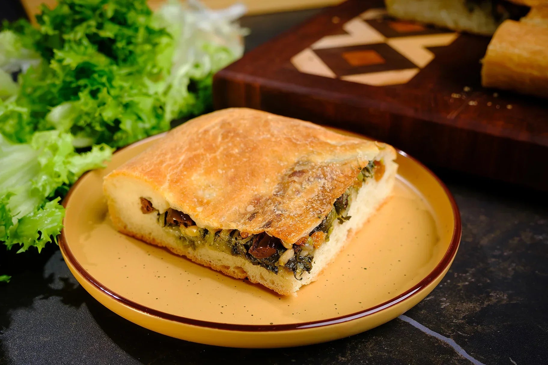 Pizza di Scarola | Neapolitan Stuffed Escarole Pizza Recipe