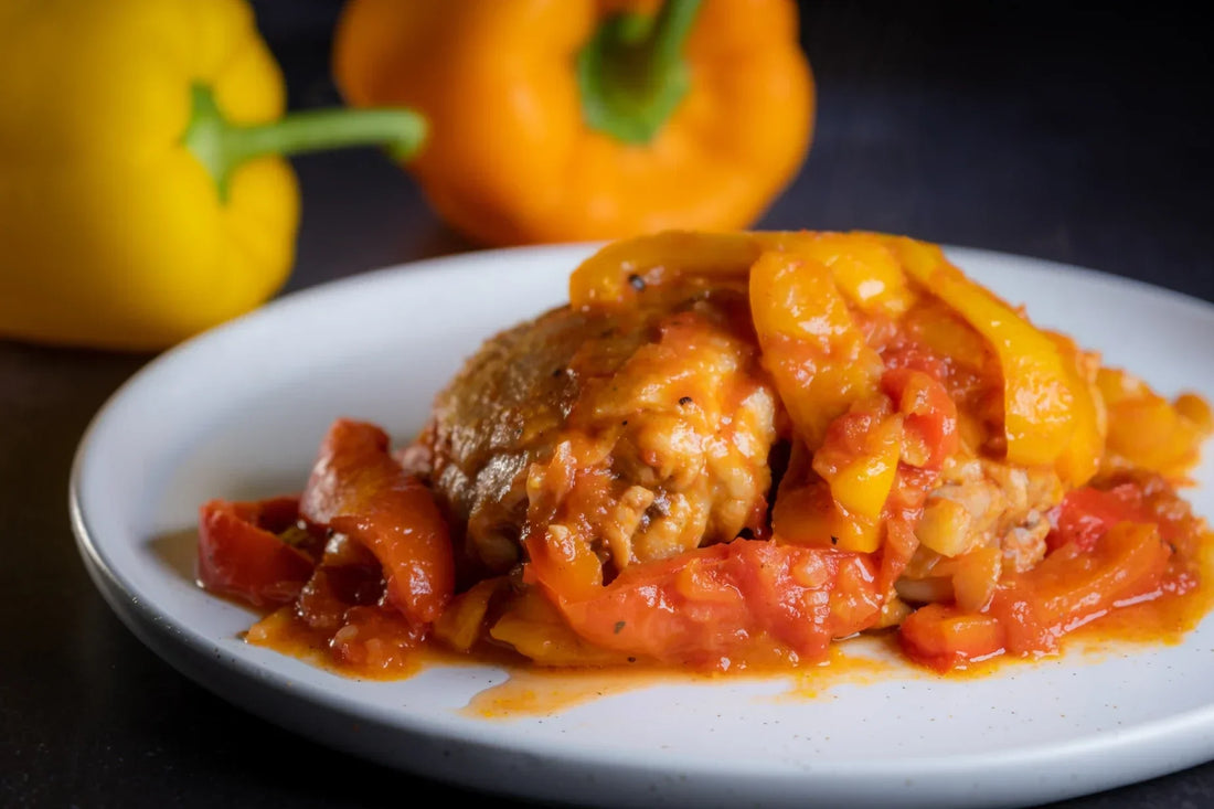 Pollo ai Peperoni | Roman Chicken & Peppers Recipe