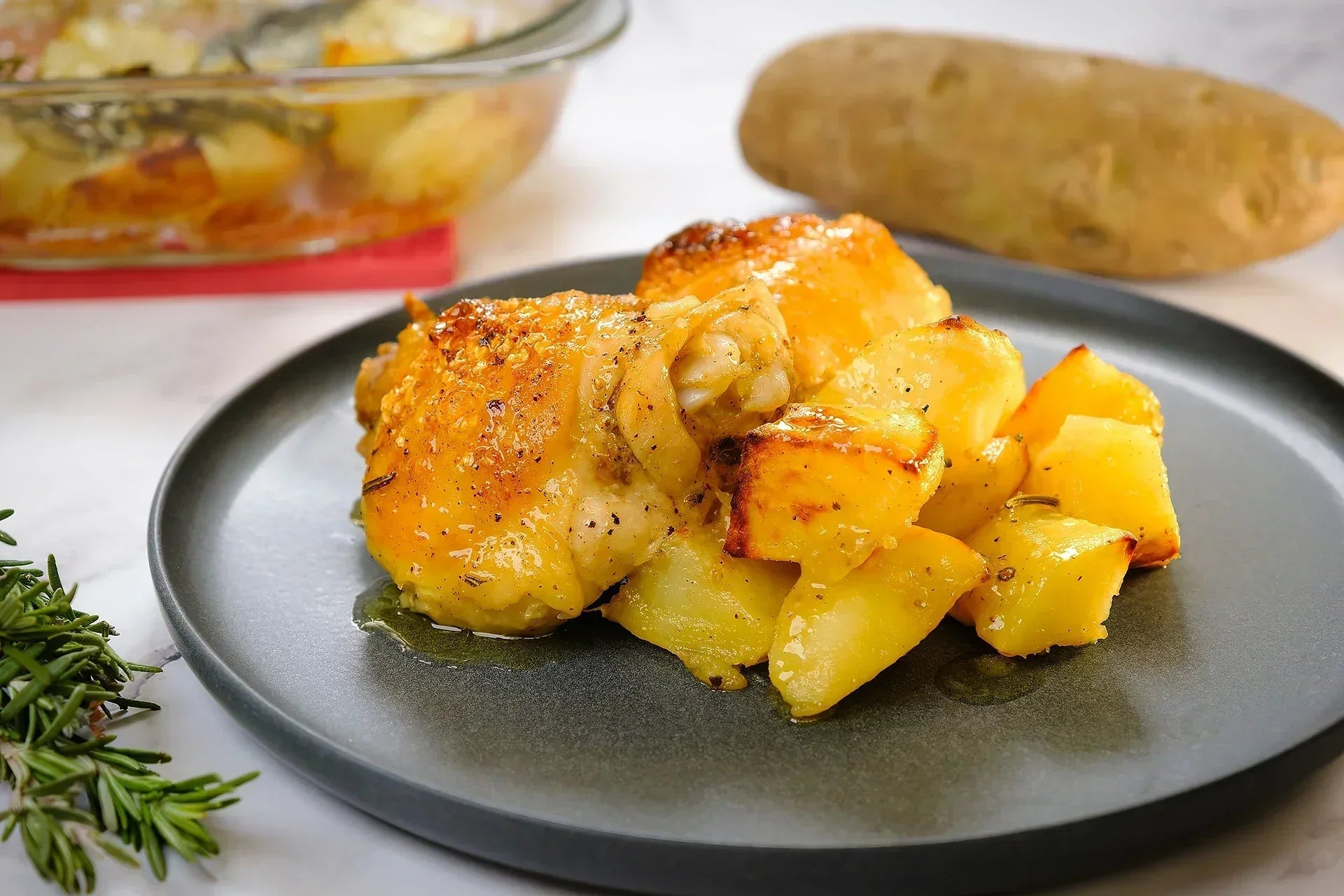 Pollo e Patate | Simple Italian Chicken and Potatoes Recipe
