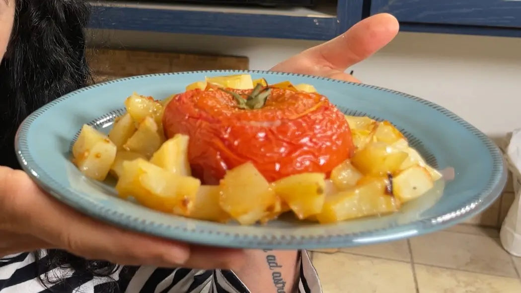 Pomodoro col Riso | Italian Stuffed Tomato Recipe