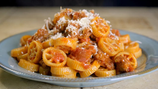 Rotelle con Salsiccia | Authentic Italian Sausage Pasta Recipe