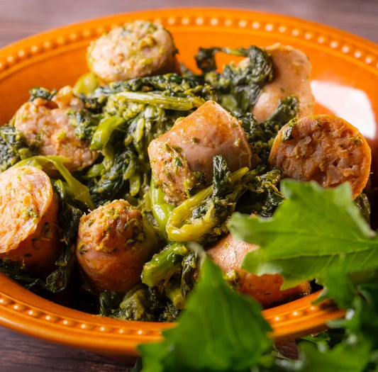 Italian Sausage & Broccoli Rabe Recipe | How to Make Calabrian-Style Sausages