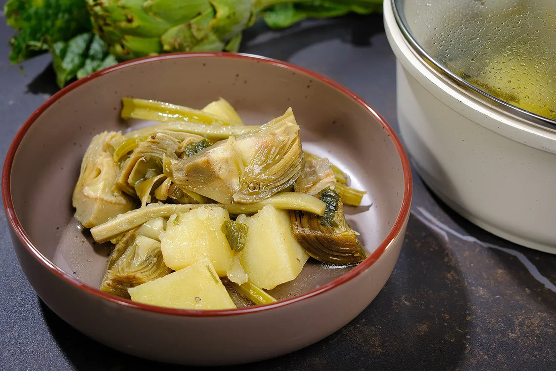 Italian Artichoke & Potato Stew | Stufato di Carciofi e Patate Recipe