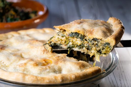 Torta Rustica con Bieta | Cheesy, Savory Italian Swiss Chard Pie Recipe