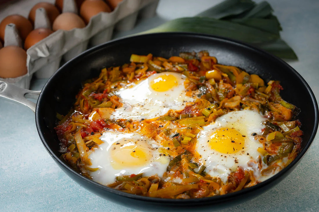 Uova con Cipolle Sponsali | Italian Eggs & Leeks Recipe