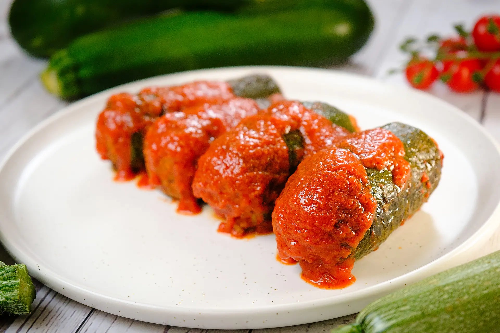 Zucchine Ripiene | Italian Meat-Stuffed Zucchini Recipe