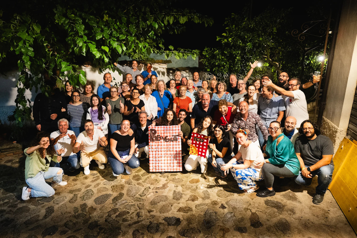 Dasà locals and guests of Pasta Grammar’s A Week in Dasà  tour.